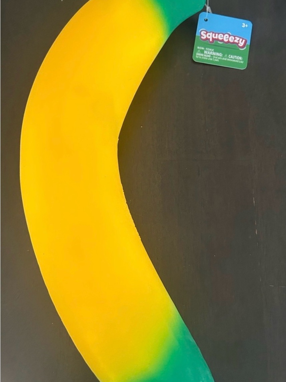 Squeezy Large Banana Squeezable Toy - squishy